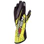 Gants de karting OMP KS-2 ART Jaune/Noir Noir Noir/Jaune S