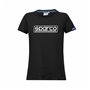 T-shirt à manches courtes femme Sparco S01325NR2M Noir (M)