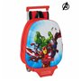 Cartable 3D avec roulettes 705 The Avengers Rouge