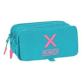 Trousse Fourre-Tout Triple Munich Turquesa Turquoise (21