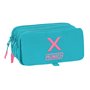 Trousse Fourre-Tout Triple Munich Turquesa Turquoise (21