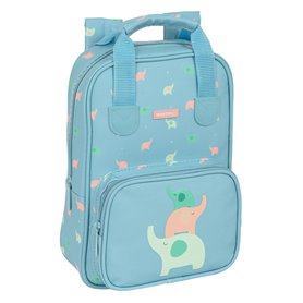 Cartable Safta Elefantes 20 x 28 x 8 cm Vert