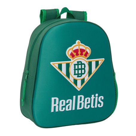 Cartable 3D Real Betis Balompié Vert 27 x 33 x 10 cm