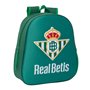 Cartable 3D Real Betis Balompié Vert 27 x 33 x 10 cm