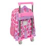 Cartable à roulettes Barbie Love Rose 26 x 34 x 11 cm