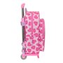 Cartable à roulettes Barbie Love Rose 26 x 34 x 11 cm