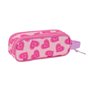 Trousse Fourre-Tout Double Barbie Love Rose 21 x 8 x 6 cm