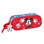 Trousse Fourre-Tout Double Mickey Mouse Clubhouse Fantastic Bleu Rouge 21 x 8 x 6 cm