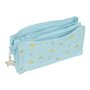 Trousse Fourre-Tout Triple Mickey Mouse Clubhouse Baby Bleu clair 22 x 12 x 3 cm