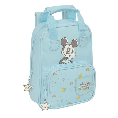 Cartable Mickey Mouse Clubhouse Baby Bleu clair 20 x 28 x 8 cm