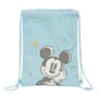 Sac à dos serré par des ficelles Mickey Mouse Clubhouse Baby Bleu 26 x 34 x 1 cm