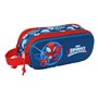 Trousse Fourre-Tout Double Spider-Man Rouge Blue marine 21 x 8 x 6 cm 3D