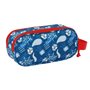 Trousse Fourre-Tout Double Spider-Man Rouge Blue marine 21 x 8 x 6 cm 3D