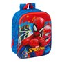 Cartable Spider-Man Rouge Blue marine 22 x 27 x 10 cm 3D