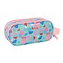 Trousse Fourre-Tout Double Peppa Pig Vert Rose 21 x 8 x 6 cm 3D