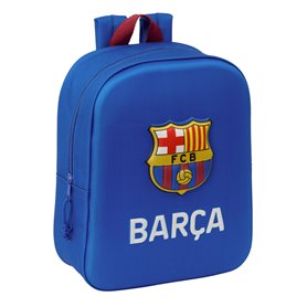 Cartable F.C. Barcelona Blue marine 22 x 27 x 10 cm 3D