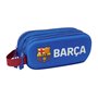 Trousse Fourre-Tout Double F.C. Barcelona Blue marine 21 x 8 x 6 cm 3D