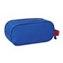 Trousse Fourre-Tout Double F.C. Barcelona Blue marine 21 x 8 x 6 cm 3D