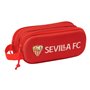 Trousse Fourre-Tout Double Sevilla Fútbol Club Rouge 21 x 8 x 6 cm 3D