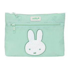 Trousse Fourre-Tout Double Miffy Menta Menthe 23 x 16 x 3 cm