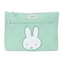 Trousse Fourre-Tout Double Miffy Menta Menthe 23 x 16 x 3 cm