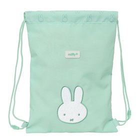 Sac à dos serré par des ficelles Miffy Menta Menthe 26 x 34 x 1 cm