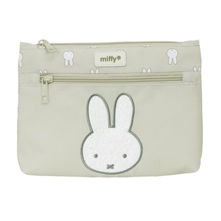 Trousse Fourre-Tout Double Miffy Niebla Gris 23 x 16 x 3 cm