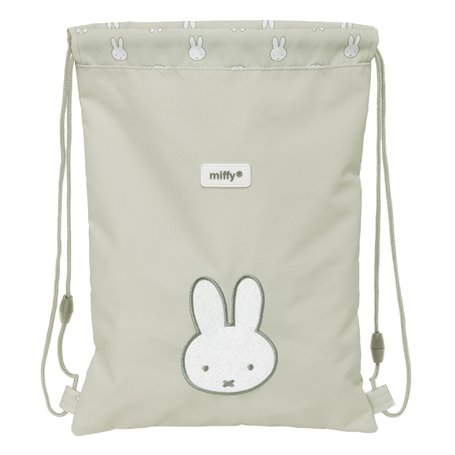 Sac à dos serré par des ficelles Miffy Niebla Gris 26 x 34 x 1 cm