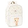 Cartable Sophie la Girafe Beige 20 x 28 x 8 cm