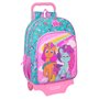 Cartable à roulettes My Little Pony Magic Rose Turquoise 33 x 42 x 14 cm