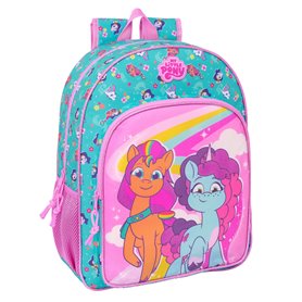 Cartable My Little Pony Magic Rose Turquoise 33 x 42 x 14 cm