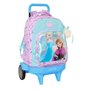 Cartable à roulettes Frozen Cool days Violet Bleu ciel 33 x 45 x 22 cm