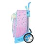 Cartable à roulettes Frozen Cool days Violet Bleu ciel 33 x 42 x 14 cm