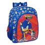 Cartable Sonic Prime Bleu 32 x 38 x 12 cm