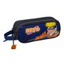 Trousse Fourre-Tout Double Naruto Ninja Bleu Noir 21 x 8 x 6 cm