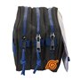 Trousse Fourre-Tout Triple Naruto Ninja Bleu Noir 21,5 x 10 x 8 cm