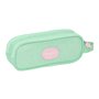 Trousse Fourre-Tout Double BlackFit8 Moon Vert 21 x 8 x 6 cm