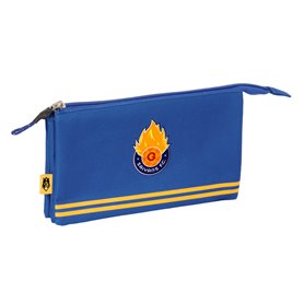 Trousse Fourre-Tout Triple Kings League Saiyans Bleu 22 x 12 x 3 cm