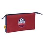 Trousse Fourre-Tout Triple Kings League Jijantes Bordeaux Blue marine 22 x 12 x 3 cm