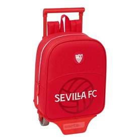 Cartable à roulettes Sevilla Fútbol Club Rouge 22 x 27 x 10 cm