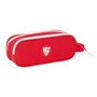 Trousse Fourre-Tout Double Sevilla Fútbol Club Rouge 21 x 8 x 6 cm