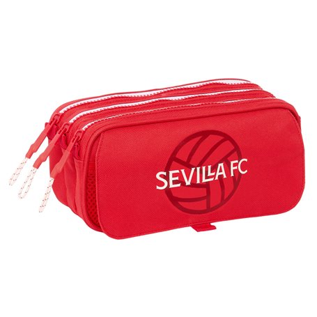 Trousse Fourre-Tout Triple Sevilla Fútbol Club Rouge 21