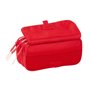 Trousse Fourre-Tout Triple Sevilla Fútbol Club Rouge 21,5 x 10 x 8 cm