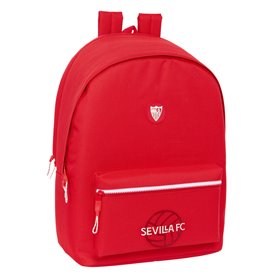 Sac à Dos pour Portable et Tablette avec Sortie USB Sevilla Fútbol Club Rouge 31 x 44 x 18 cm