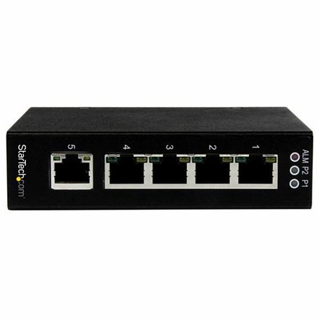 StarTech.com Switch Gigabit Ethernet industriel non géré à 5 ports - Commutateur GbE à montage mural / sur rail DIN