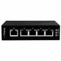 StarTech.com Switch Gigabit Ethernet industriel non géré à 5 ports - Commutateur GbE à montage mural / sur rail DIN