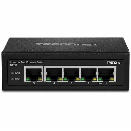 Switch Trendnet TI-E50 RJ-45 x 5 Noir