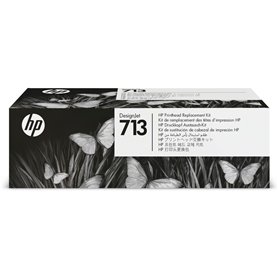 Tête de rechange HP 713 Noir Cyan Magenta