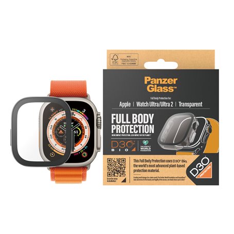 PanzerGlass Apple Watch Full Body Case D30 Transparent Verre trempé