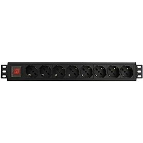 Rallonge 8 Tomas Schuko WP WPN-PDU-G01-08 Noir